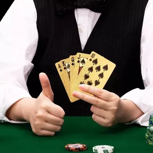 Miniatura 2 de Cartas Baraja Poker Cartas Dorado Lujo U